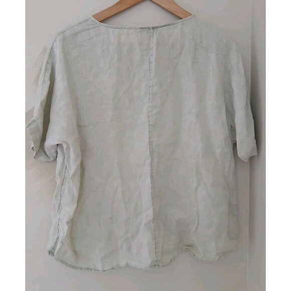 J. Jill PureJill 100% Linen Blouse - Picture 7 of 10